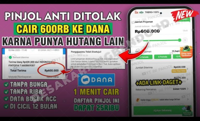Daftar Pinjaman 500 Ribu Cair ke DANA dan E-Wallet, Legal OJK Tanpa Ribet!