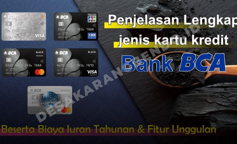 14 Kartu Kredit BCA 2026, Daftar Lengkap Beserta Limit, Annual Fee, dan Cara Daftarnya