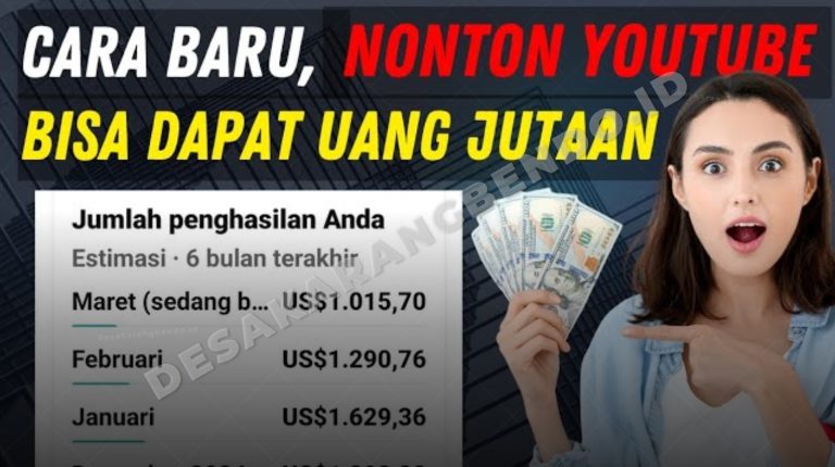 7 Cara Dapat Uang dari Nonton YouTube 2026, Pemula Wajib Tahu!