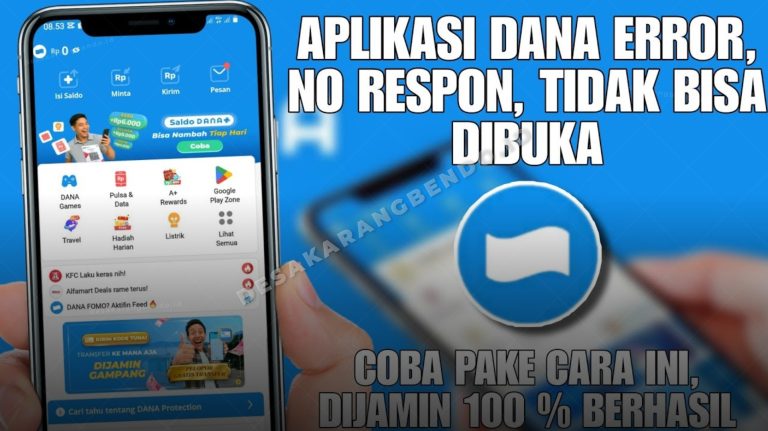 Aplikasi DANA Tidak Bisa Dibuka? Ini Penyebab dan Cara Mengatasinya