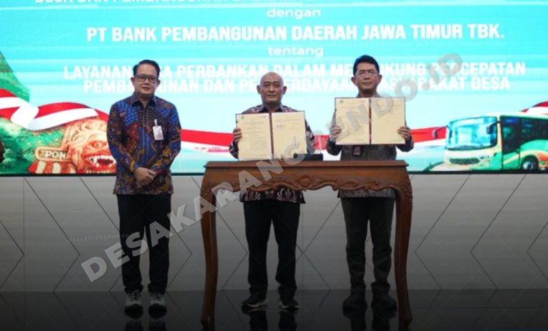 Bank Jatim dan Kemendes PDT Teken Kerja Sama untuk Perkuat Ekonomi Desa di Jawa Timur