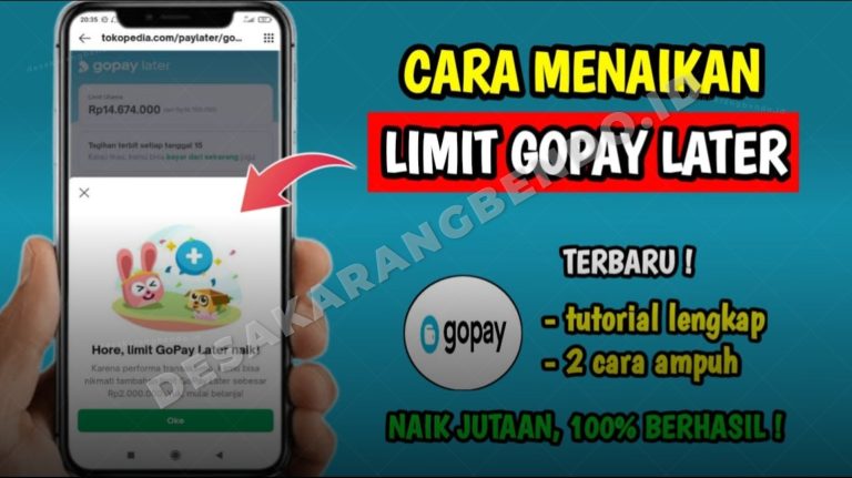 Berapa Maksimal Limit GoPay Later? Ini Rincian dan Cara Menaikkannya