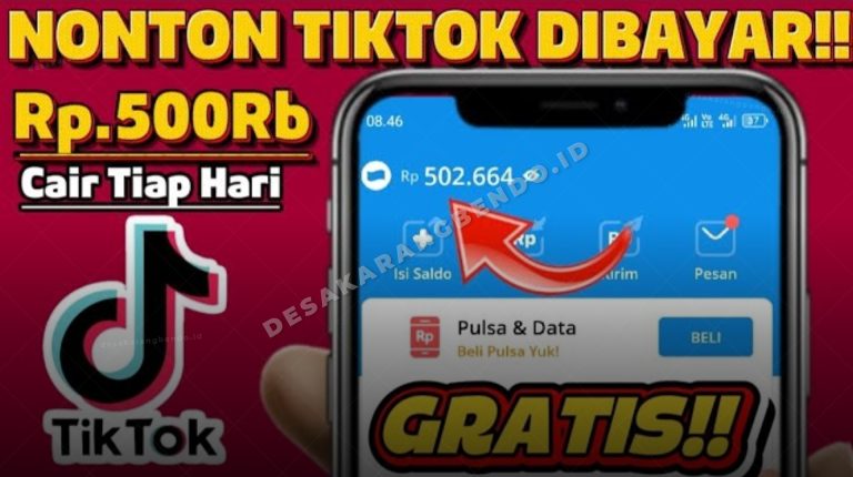 Cara Aktifkan Fitur Nonton Video TikTok Dibayar ke Saldo DANA, Tanpa Undang Teman