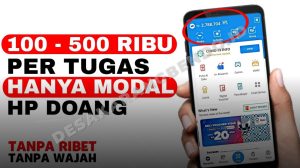 Cara Dapat Uang 100-500 Ribu Sehari dari Tugas Online, Cukup Modal HP dan Internet!