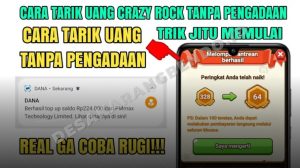 Cara Main Crazy Rock dan Withdraw 160 Ribu ke Saldo DANA Gratis 2026