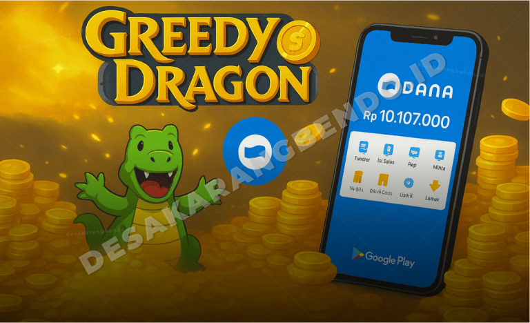 ragunan123 Game Greedy Dragon Penghasil Rp100.000 Sehari, Begini Cara Main dan Withdraw Jadi Saldo DANA