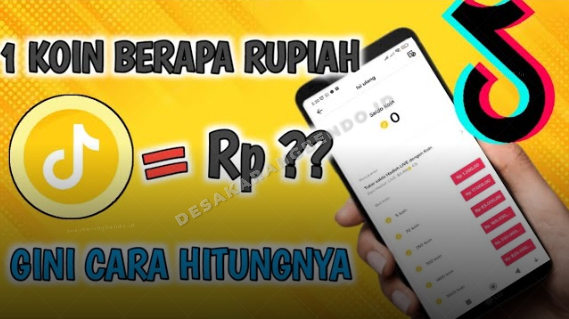 Harga 1 Koin TikTok 2026 Berapa Rupiah? Ini Cara Hitung dan Top Up Koin ...