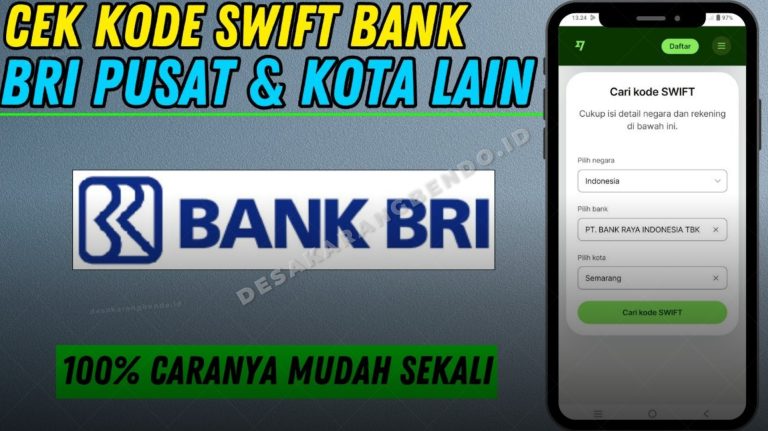Kode Swift BRI BRINIDJA: Fungsi dan Cara Cek Terbaru 2026