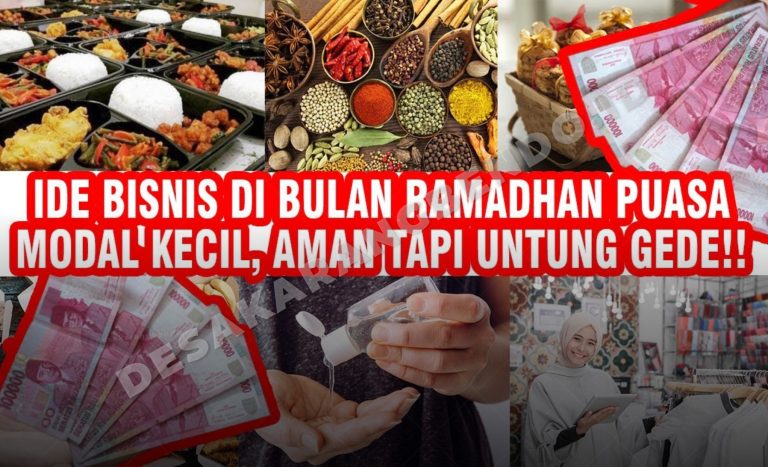 Modal 0 Rupiah! Ide Usaha Rumahan Menjelang Ramadhan dengan Omset Ratusan Juta