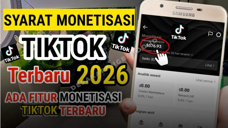 Syarat dan Cara Monetisasi TikTok Terbaru 2026, Panduan Lengkap untuk Pemula