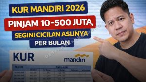 Tabel KUR Mandiri Februari 2026, Simulasi Cicilan Pinjaman Rp 10 Juta hingga Rp 500 Juta