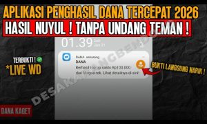 Terbukti Cair! 6 Aplikasi Penghasil Uang 100 Ribu per Hari Langsung ke DANA